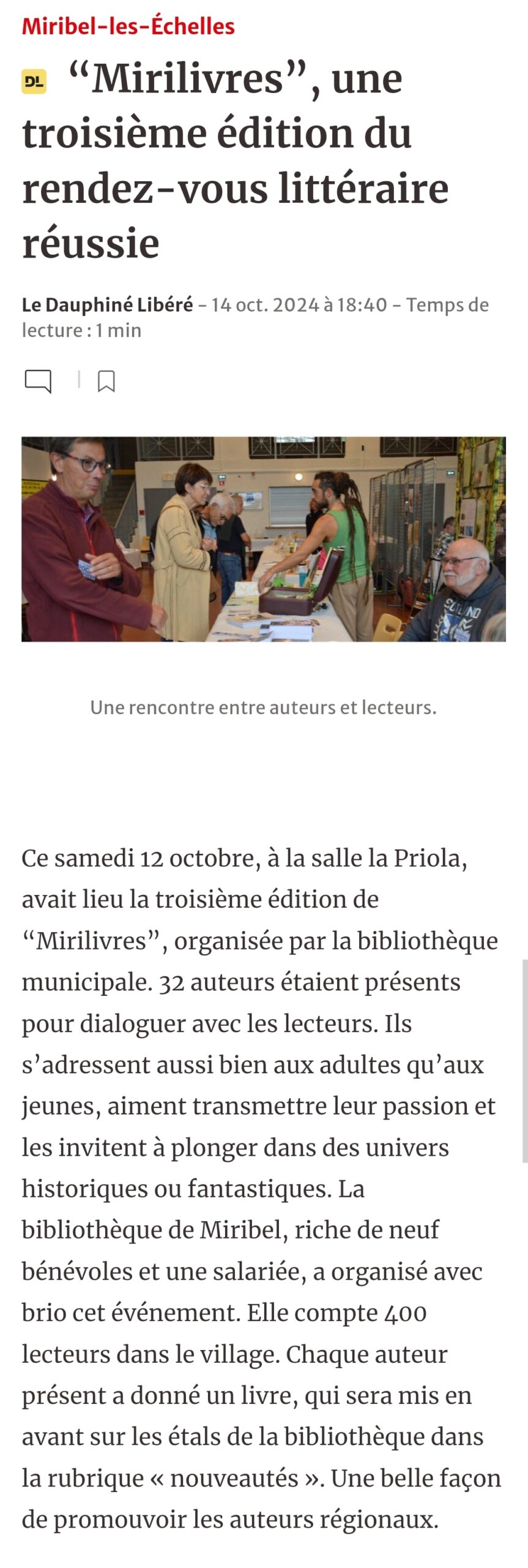 article DL Mirilivres 2024